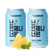 톡별 스파클링 탄산수 레몬(난언제나너펀) 350ml X 24캔